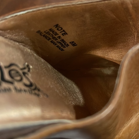 Carlos Santana women's size 5 m patchwork leather mule heels - Picture 7 of 7